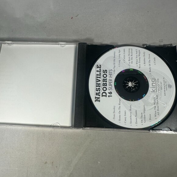Nashville Dobros 16 Super Hits CD King Records 2000 Country Instrumentals Album - Picture 3 of 3